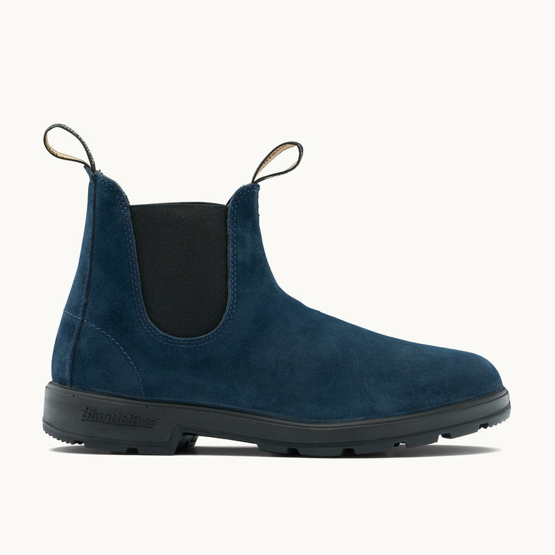 Women's Blundstone Suede Original Waterproof in Navy. Sku: 2503-NAVY
