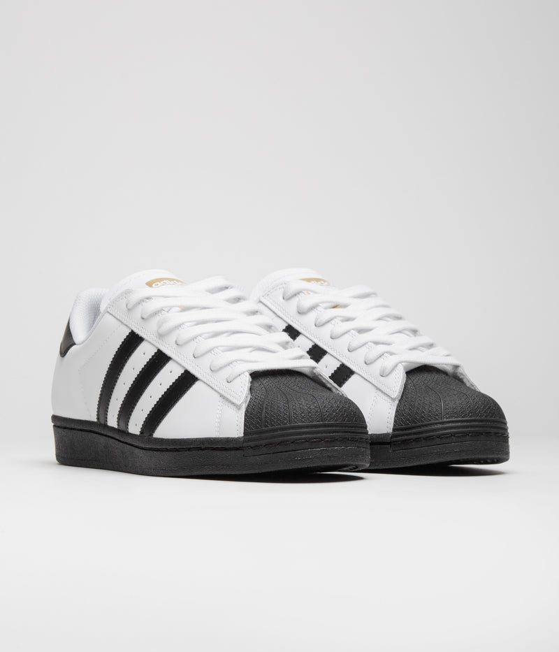 Adidas Superstar ADV Shoes in FWTR White and Core Black / Core Black