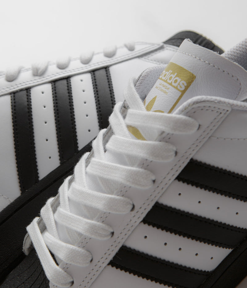 Adidas Superstar ADV Shoes in FWTR White and Core Black / Core Black