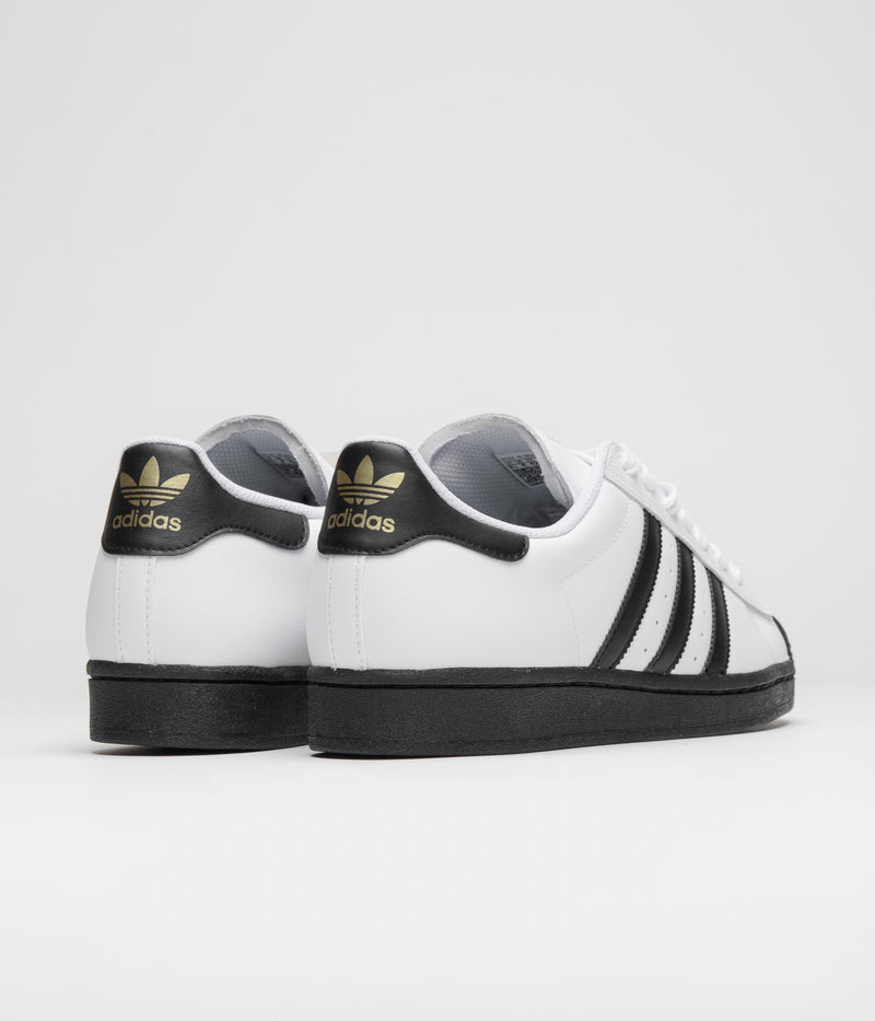 Adidas Superstar ADV Shoes in FWTR White and Core Black / Core Black