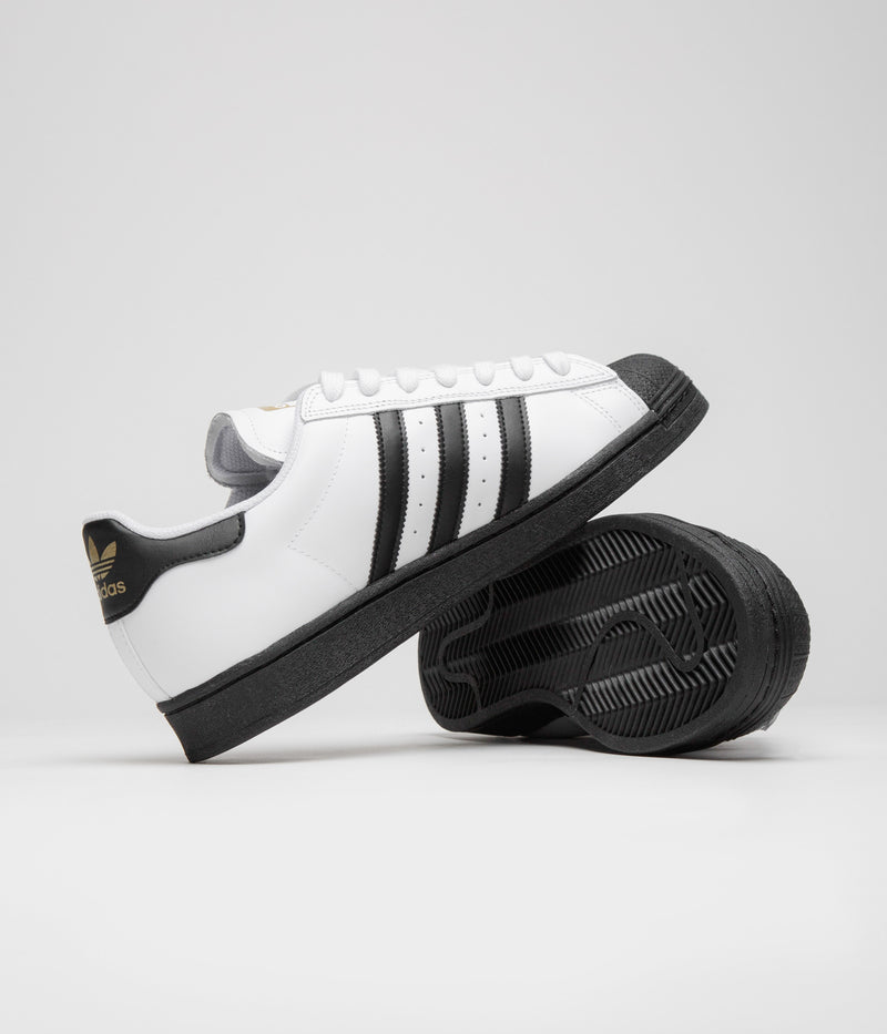 Adidas Superstar ADV Shoes in FWTR White and Core Black / Core Black