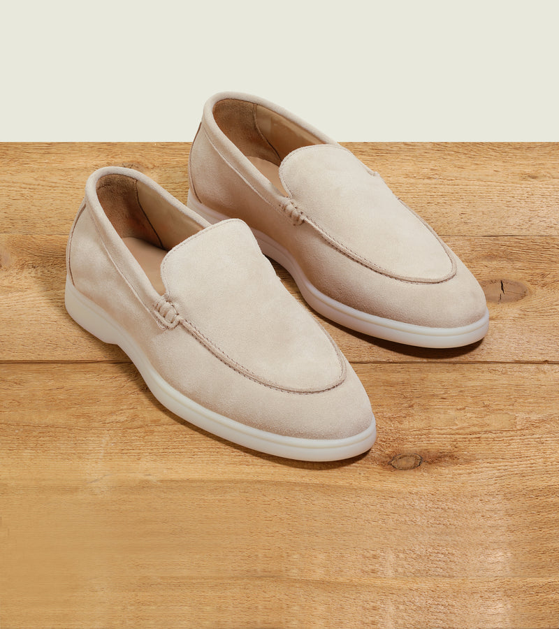 Beige Suede