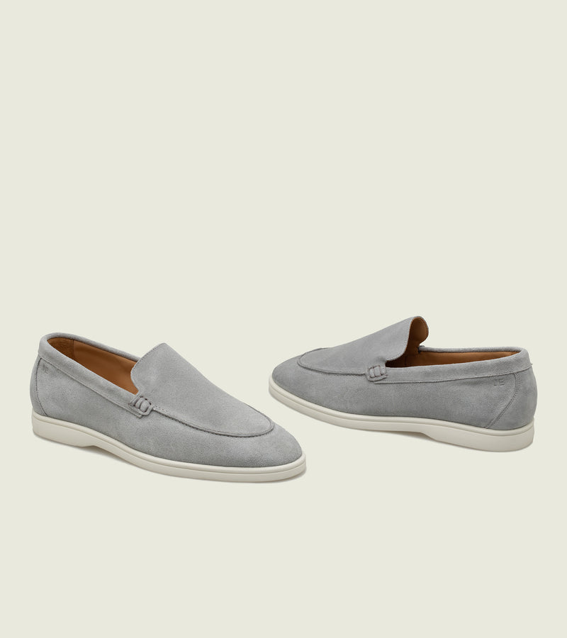 Light Gray Suede