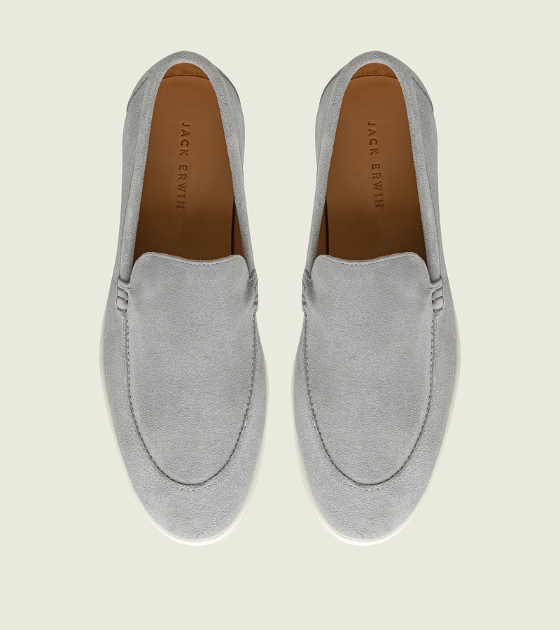 Light Gray Suede