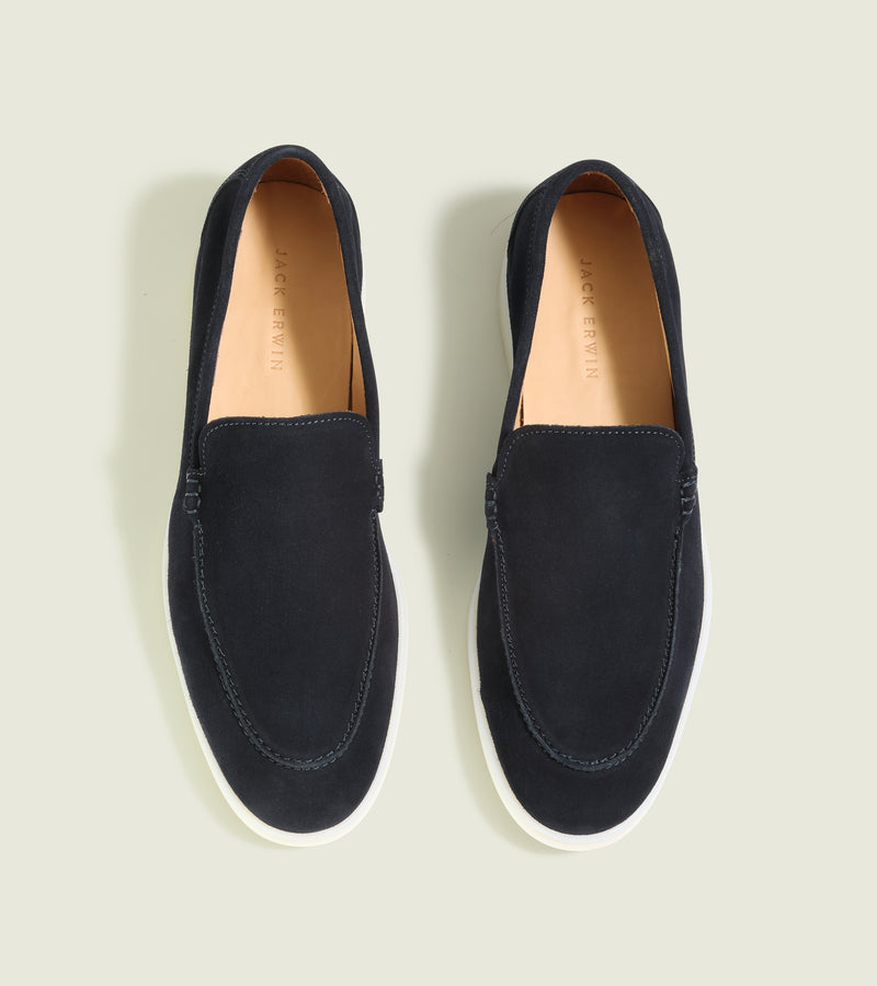 Navy Suede