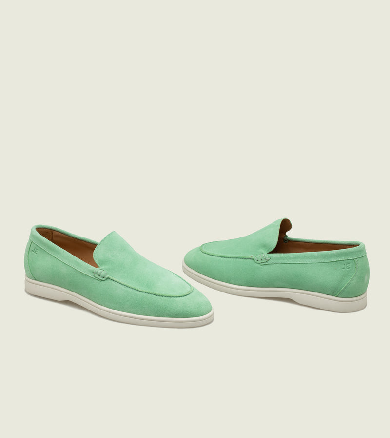 Seafoam Green Suede