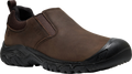 Quarter turn view Men's KEEN Footwear style name Targhee IV Slip-On Wide in color JAVA/BLK. Sku: 1031174