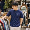TCI Navy Tee Basic (WHT)