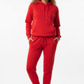 TCI Women's Flc Z Pants - Red