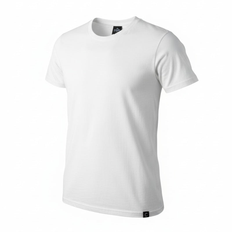 TCI Women's Plain White Tee Basic