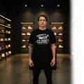 The Closet Inc Men Curved Hem T-Shirts “Black" Property Of"