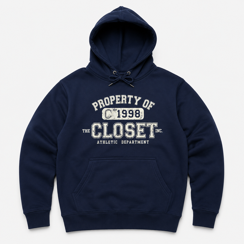 The Closet Inc Men's Fleece Pullover Navy