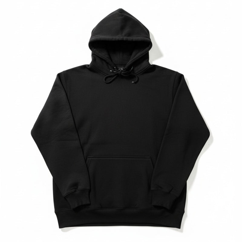 The Closet Inc Mens Fleece Pullover BLACK
