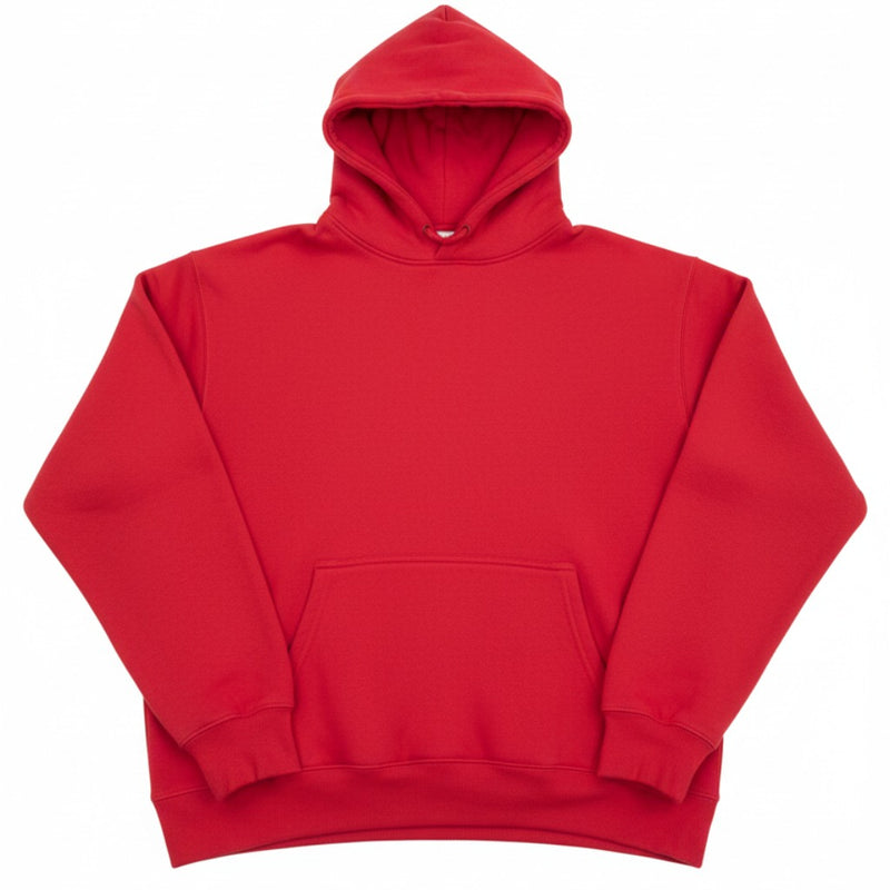 The Closet Inc Women's Fleece Pull Over Plain Red