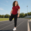 The Closet Inc Women T-Shirt MAROON WITH CLEAR C