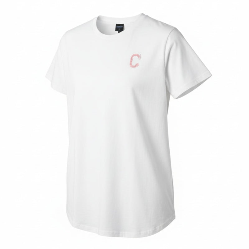 The Closet Inc Women T-Shirt White With Pink C