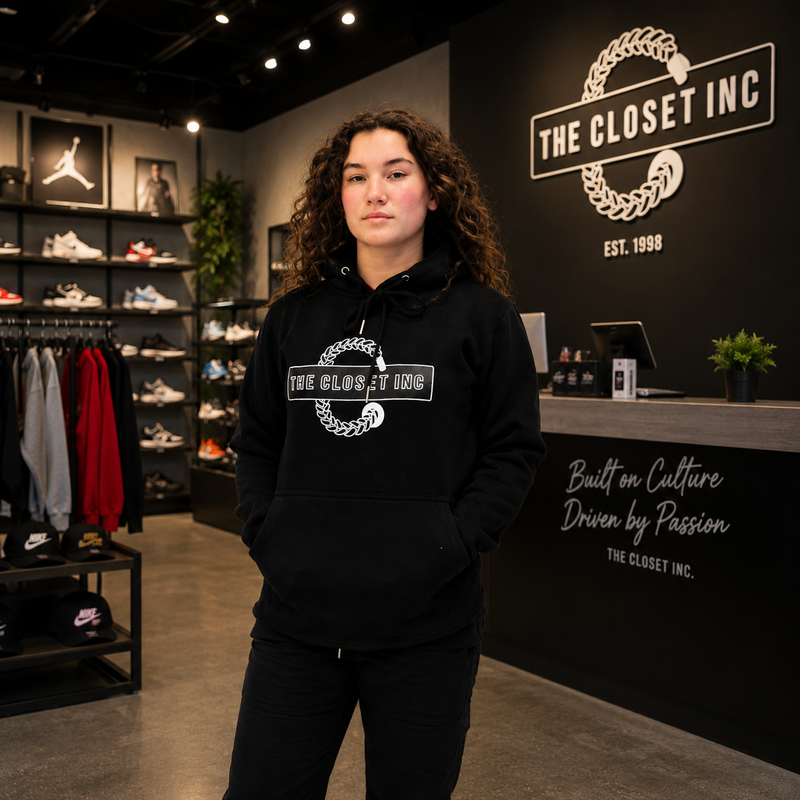 The Closet Inc Womens Fleece Pull Over BLACK