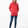 The Closet Inc Womens Fleece Zipper Rose With Black "C"