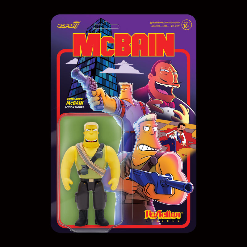 The Simpsons ReAction Wave 1 McBain - McBain (Commando)