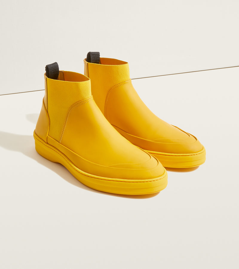 Canary Yellow Gum Leather