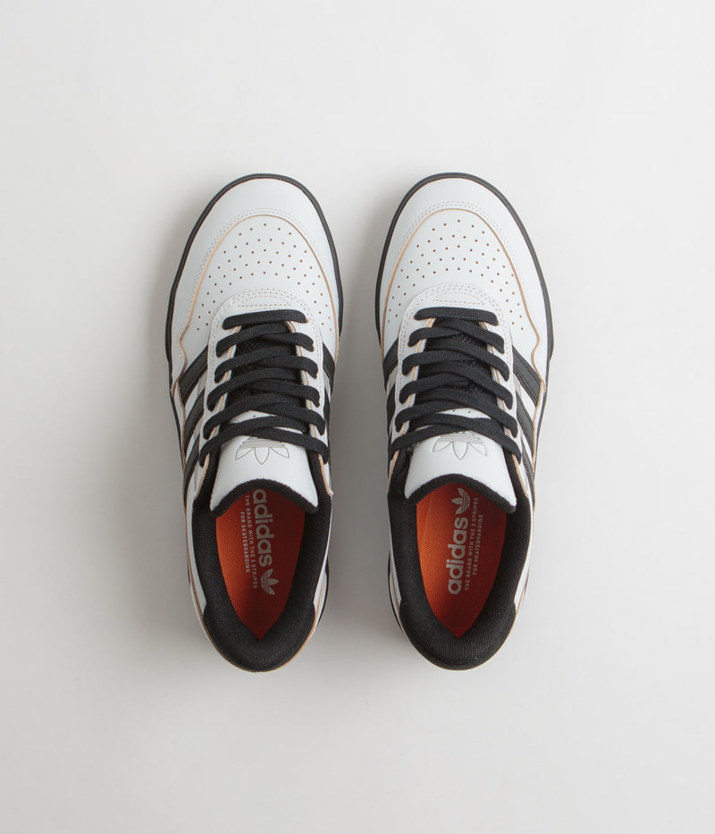 Adidas Tyshawn II Shoes in Crystal White and Core Black / Solid Grey
