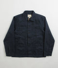 Uskees 3024 Layered Pockets Drill Overshirt in Blueberry