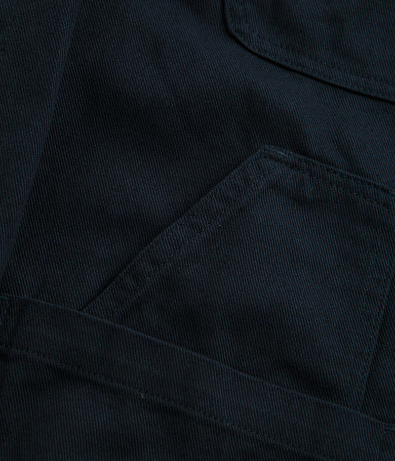 Uskees 3024 Layered Pockets Drill Overshirt in Blueberry