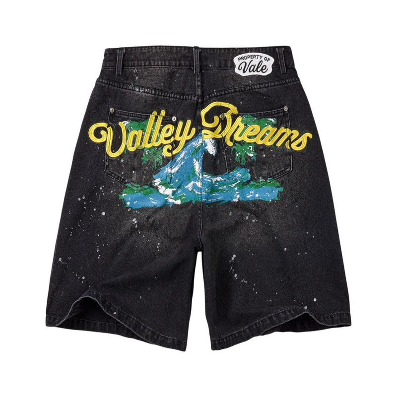 Vale Forever 'Paradise' Black Jean Shorts - view 2