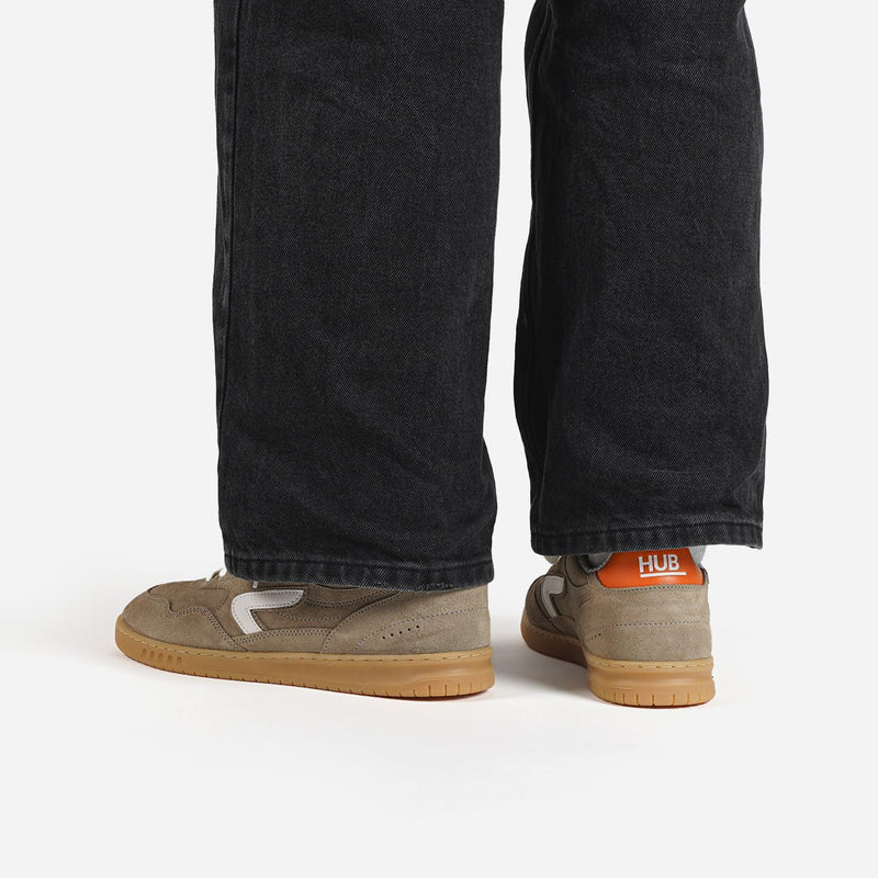 HUB Vancouver | Almond Brown/Off White/Hub Orange | Men