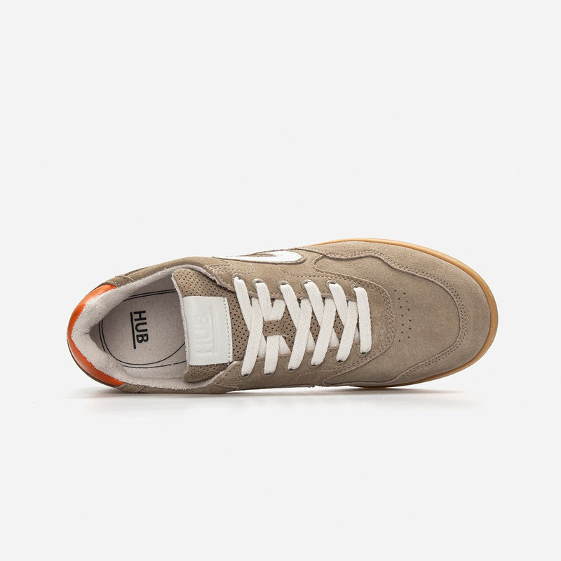 HUB Vancouver | Almond Brown/Off White/Hub Orange | Men