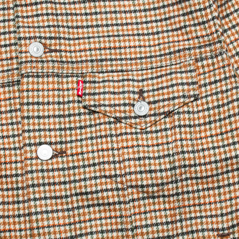 Levis Vintage Fit Houndstooth Trucker Jacket