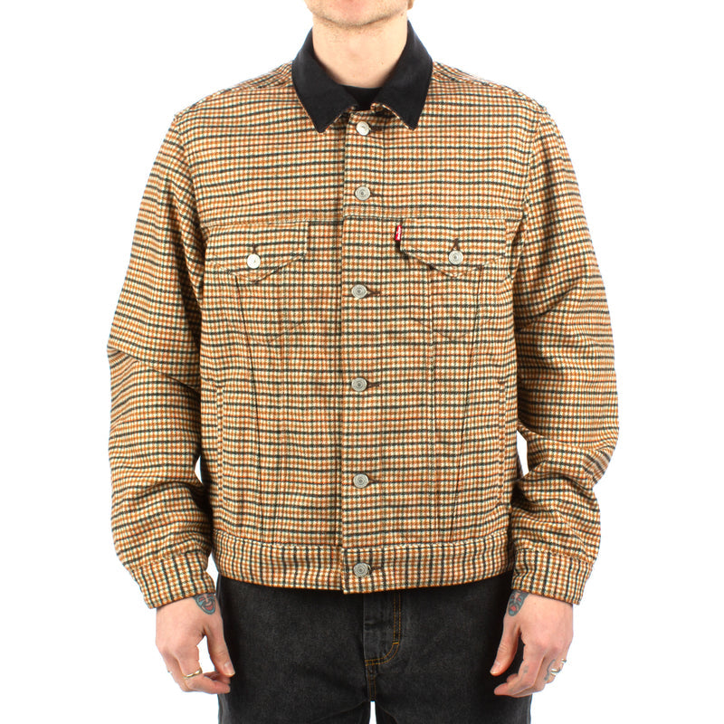 Levis Vintage Fit Houndstooth Trucker Jacket