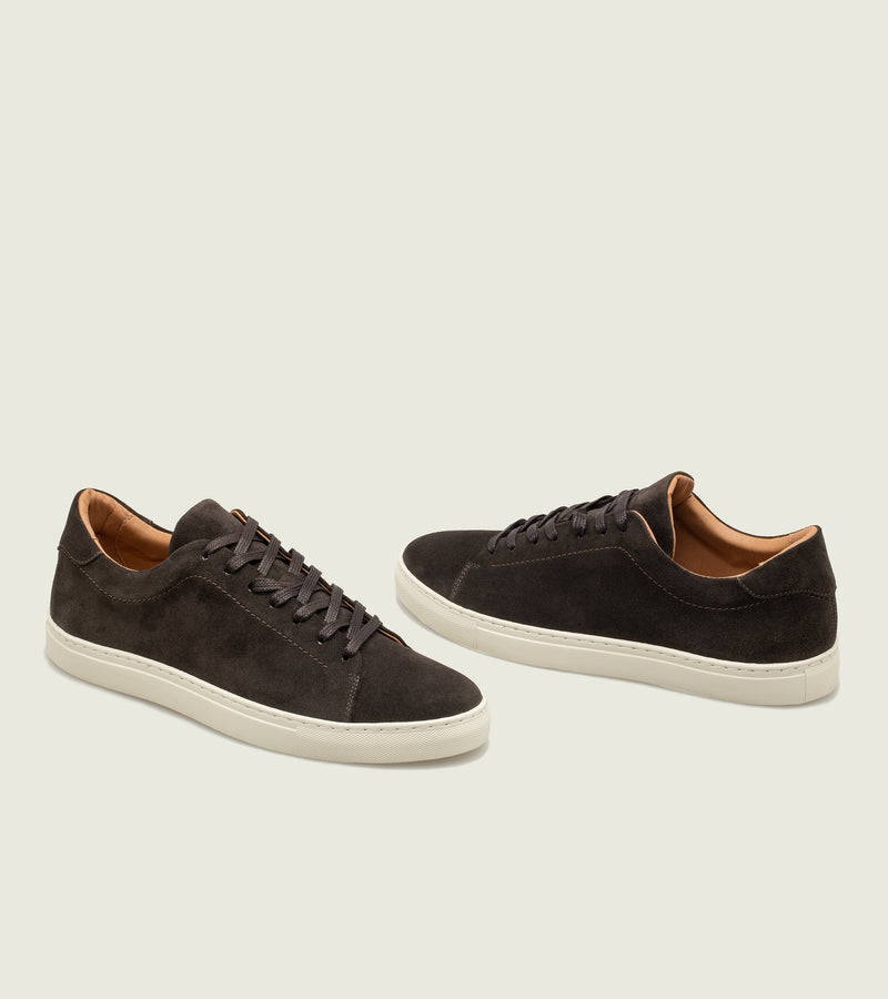 Dark Brown Suede