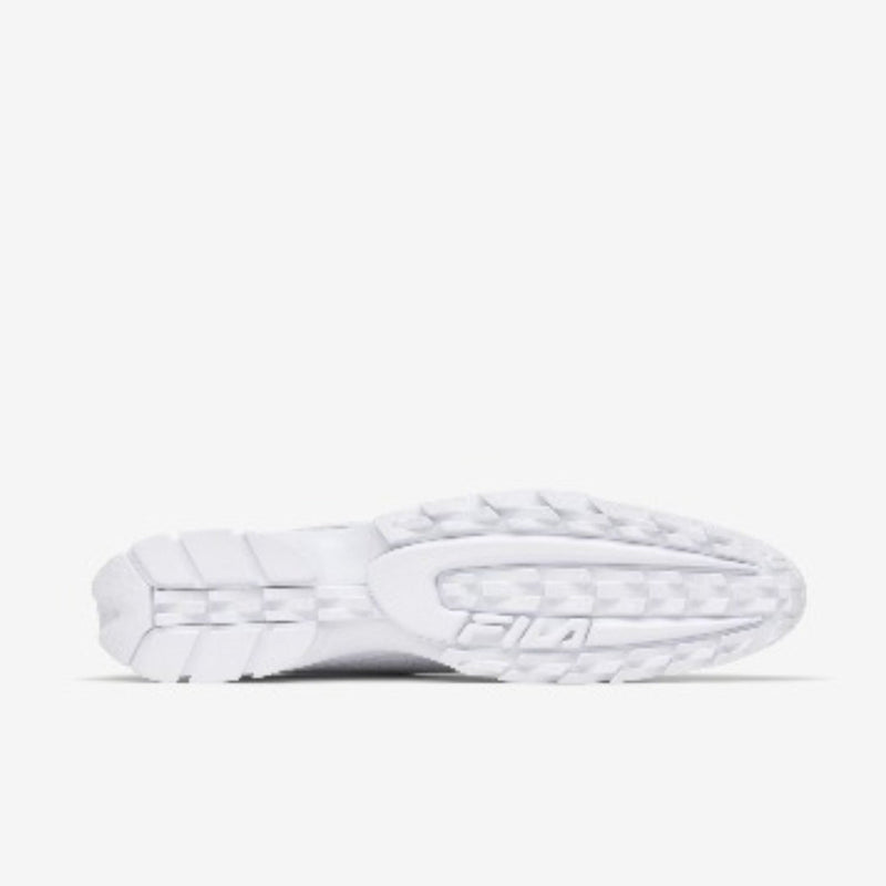 Women's Fila Disruptor II Premium "Triple White"