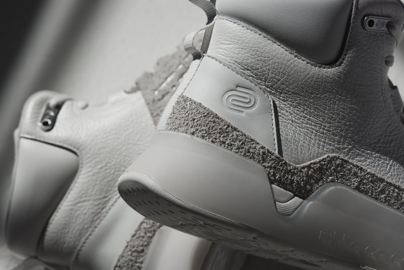 women's high-top leather trainer