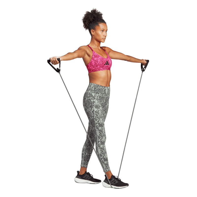 Women's Adidas Stash Pocket Training Animal Print 7/8 Leggings