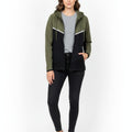 Women's TCI Tech Fleece Zip Hoodie (Green/Black)