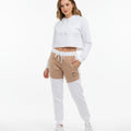 Women's TCI Tech Fleece Zip Pants (Sand/White)
