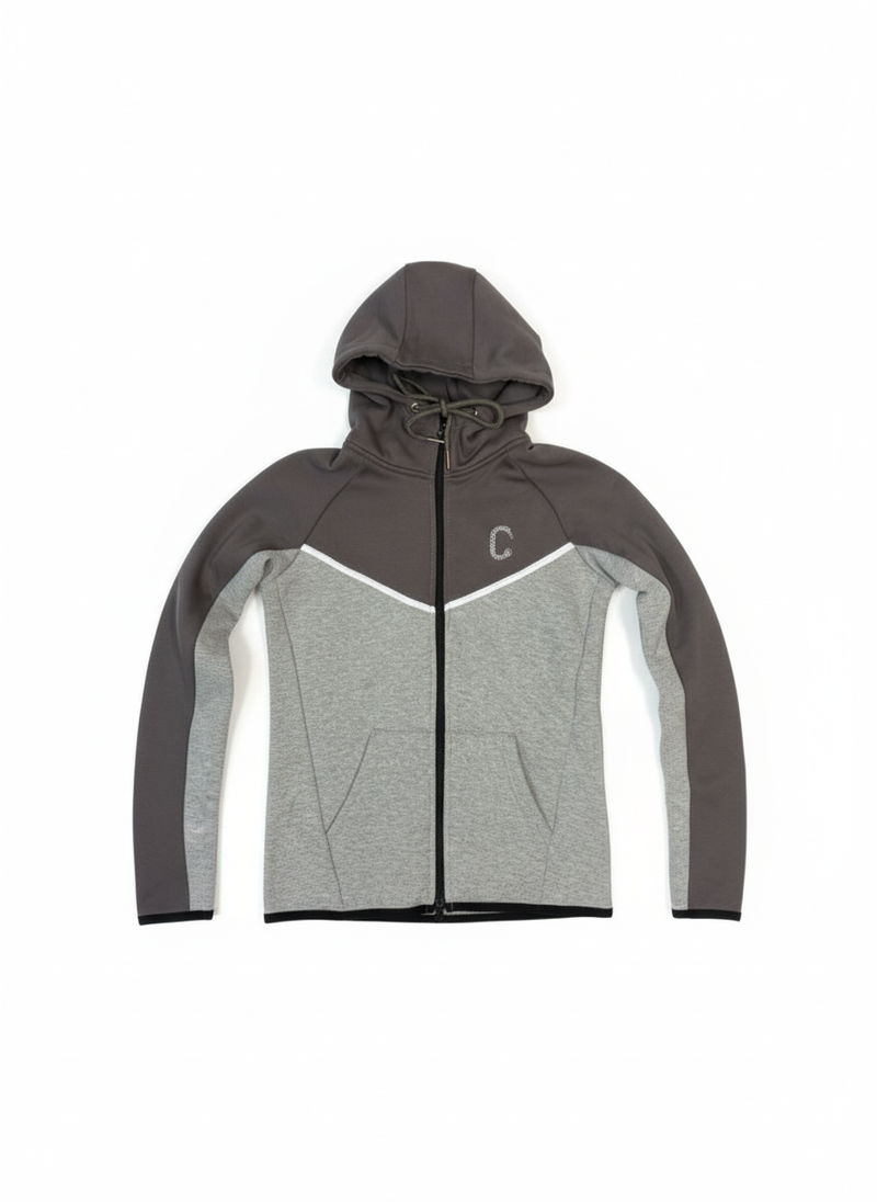 Women's The Closet Inc. Tech Fleece Zip Hoodie - Char/Grey)