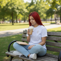 Women's The Closet Inc. White Tee Curved (GLD)