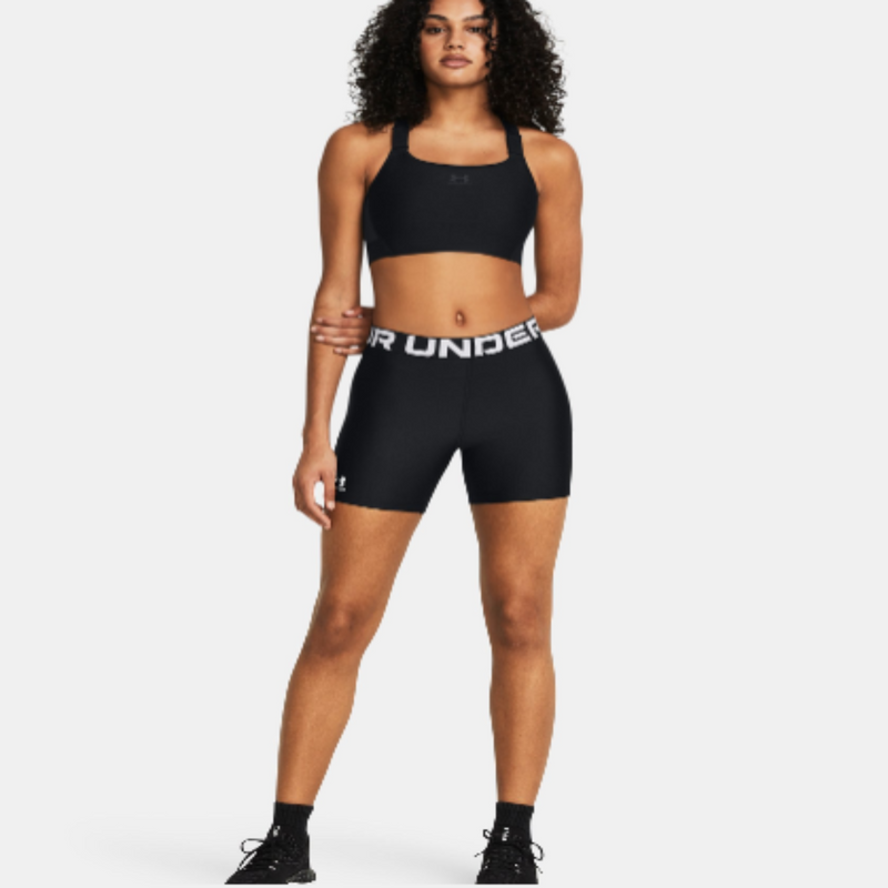 Women's Under Armour HeatGear® Middy Shorts (Black)