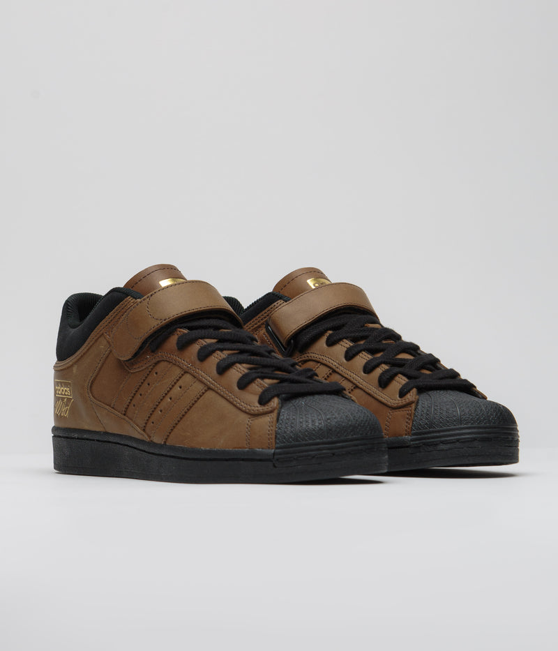 Adidas x Heitor Pro Shell ADV Shoes in Core Black and Core Black / Core Black