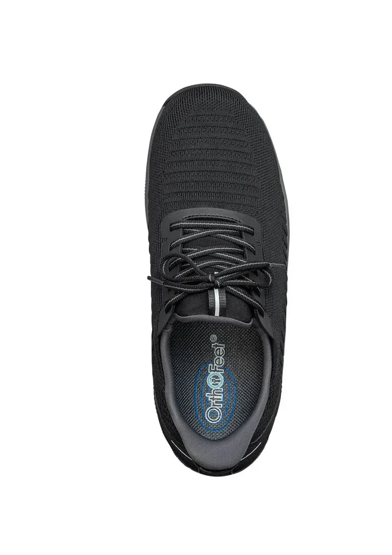 Men's Orthofeet Footwear in Black. Sku: 20011-4E
