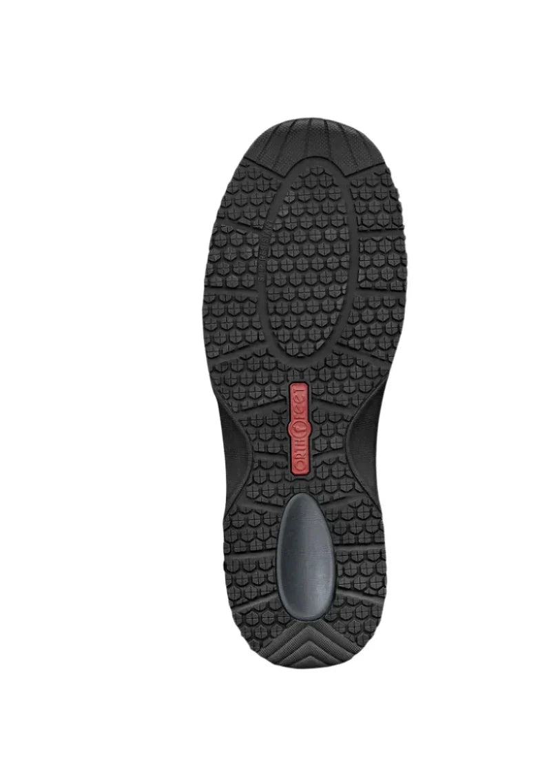Men's Orthofeet Footwear in Black. Sku: 20011-4E