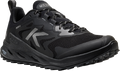 Quarter turn view Men's KEEN Footwear style name Zionic Nxt Waterproof in color TRPL BLACK. Sku: 1031186
